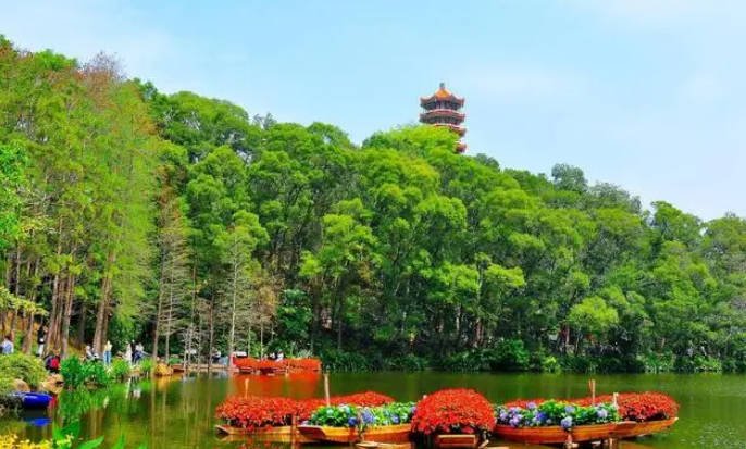 Xianhu Botanical Garden and Hongfa Temple